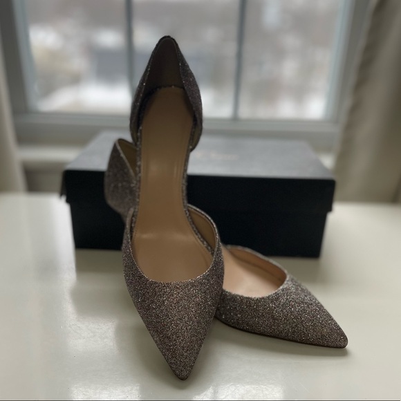 NWT J Crew Lucie Glitter Pumps - Picture 4 of 6
